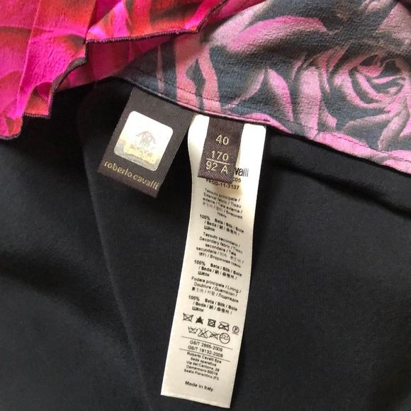 Roberto Cavalli Graphic Rose Dress - Picture 12 of 13